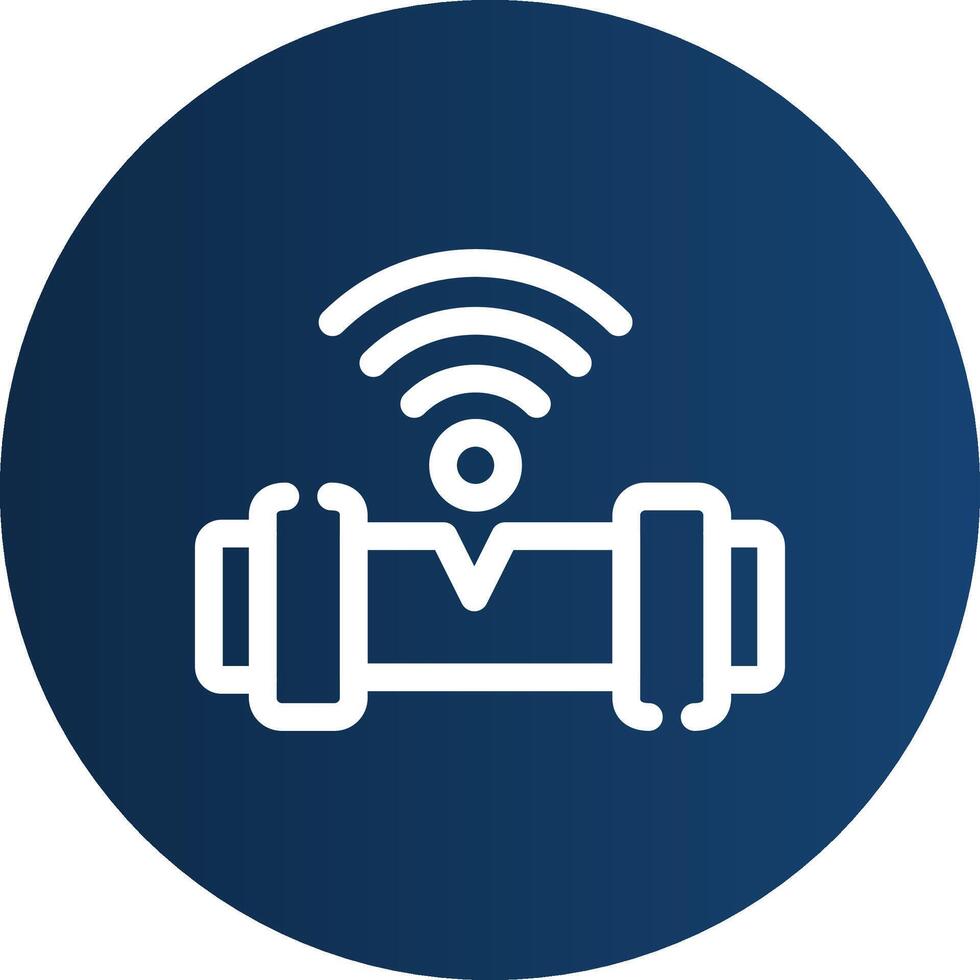 Leak Detector Creative Icon Design vector