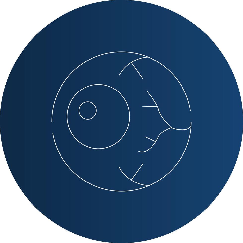 Eyeball Creative Icon Design vector