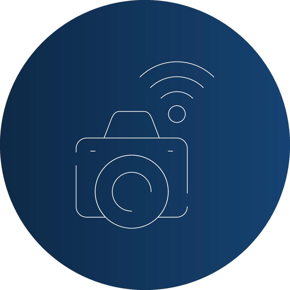 Smart Camera Creative Icon Design vector