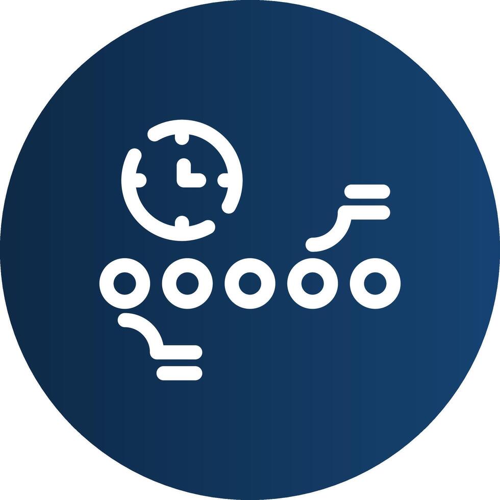 Circle Accent Timeline Creative Icon Design vector
