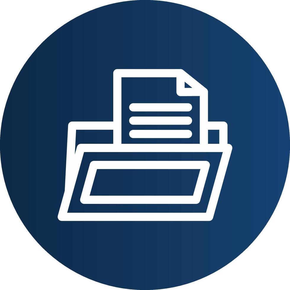 Folder Creative Icon Design vector