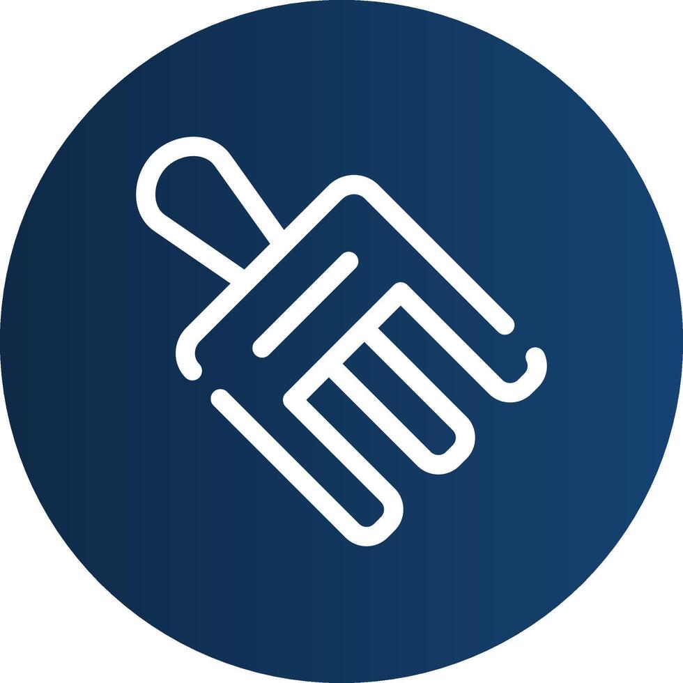Comb Creative Icon Design vector