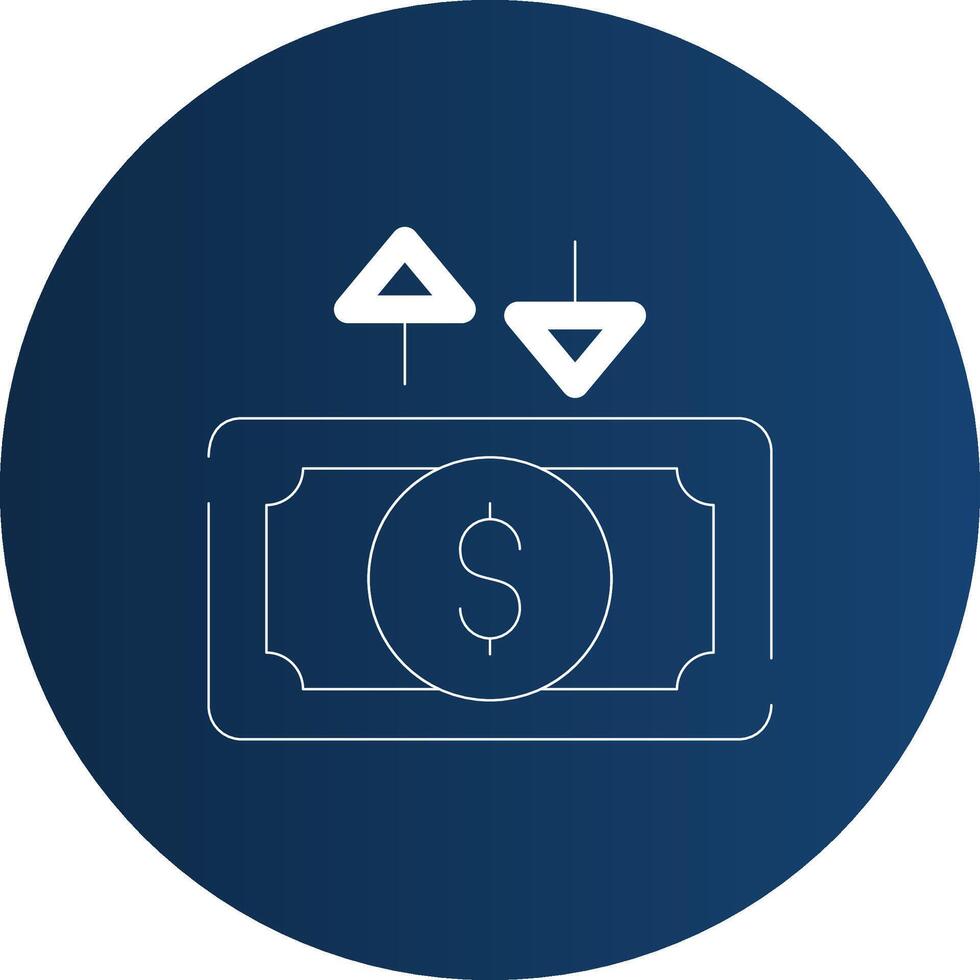 Cash Flow Creative Icon Design vector