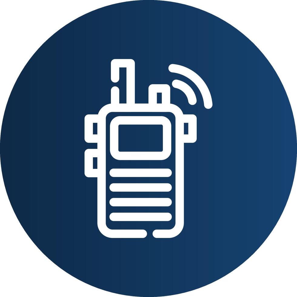 Walkie Talkies Creative Icon Design vector