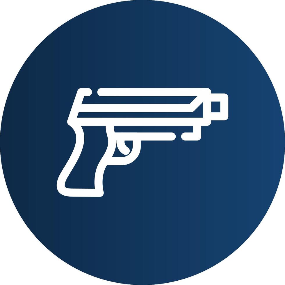 Gun Creative Icon Design vector