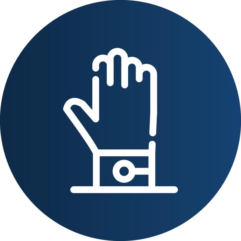 Glove Creative Icon Design vector