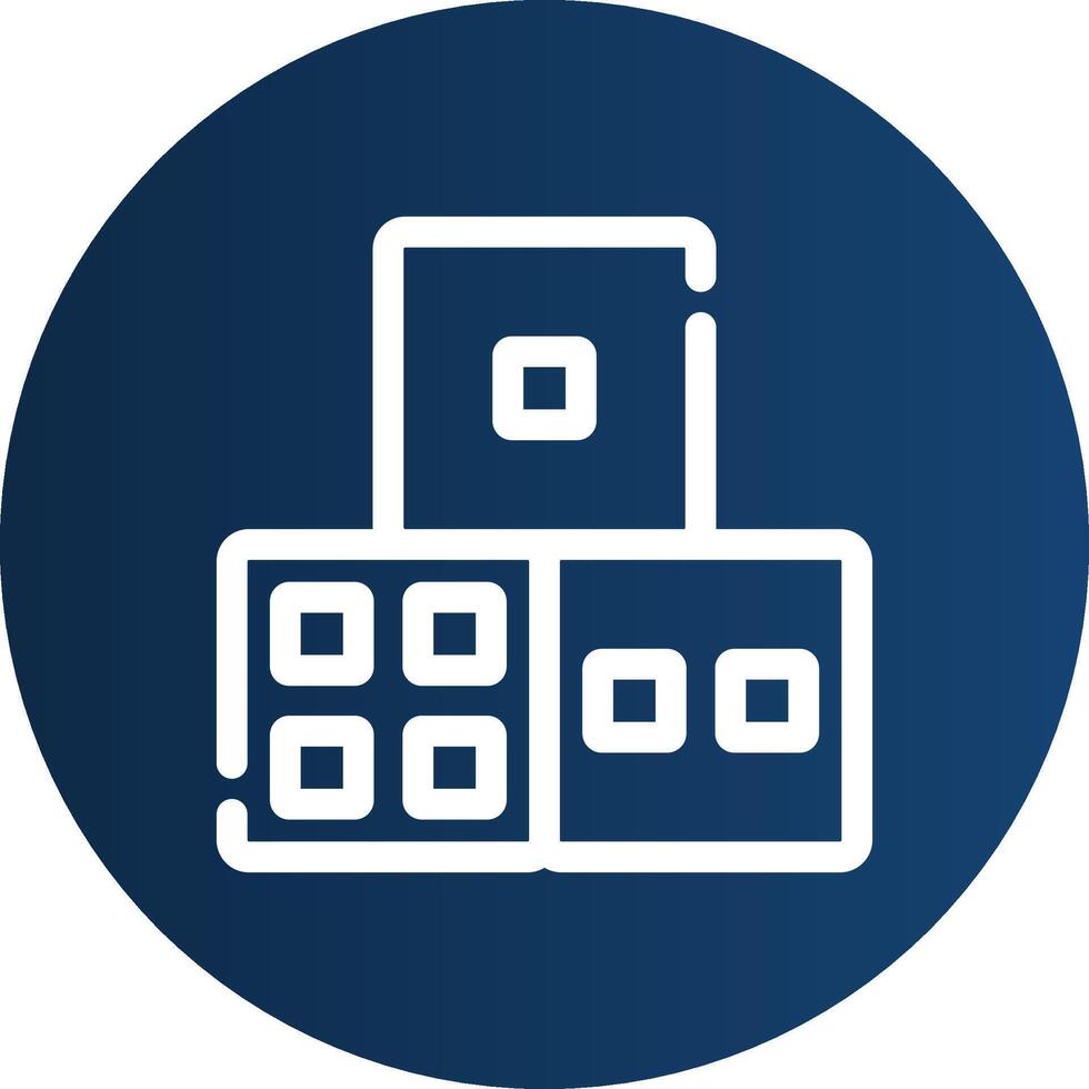Dice Creative Icon Design vector
