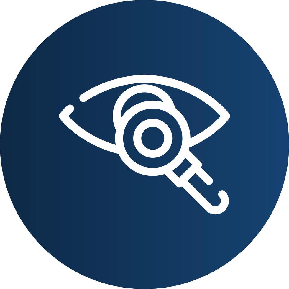 Eye Test Creative Icon Design vector