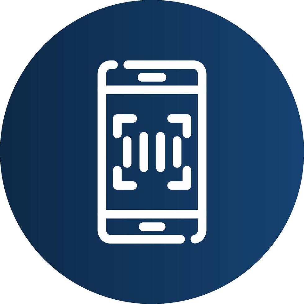 Barcode Creative Icon Design vector
