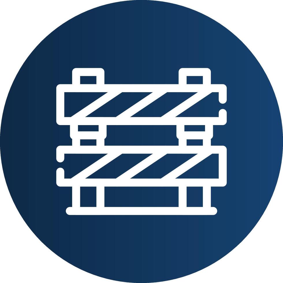 Barrier Creative Icon Design vector