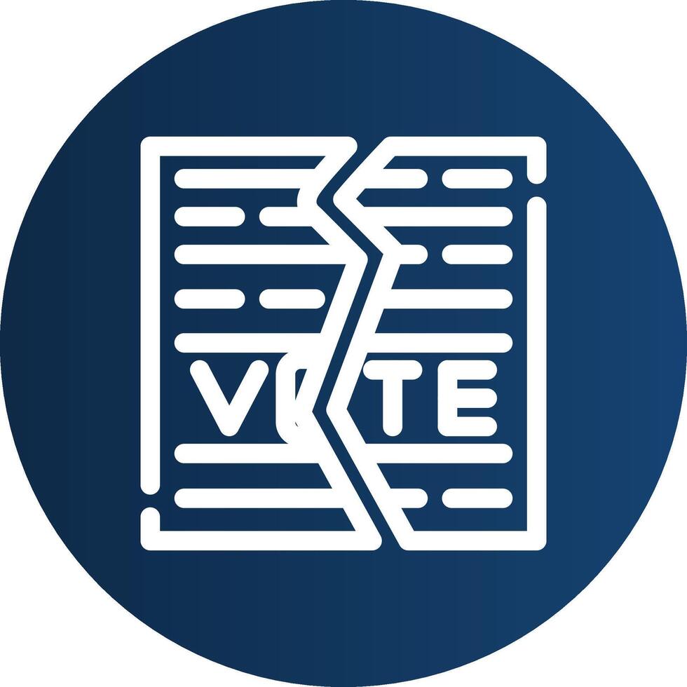 Ballot Creative Icon Design vector