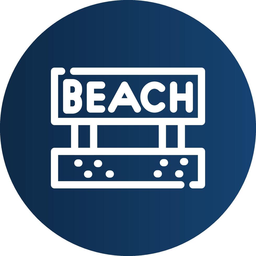 Beach Creative Icon Design vector