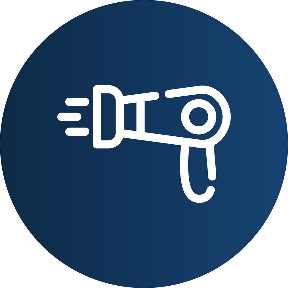 Hairdryer Creative Icon Design vector