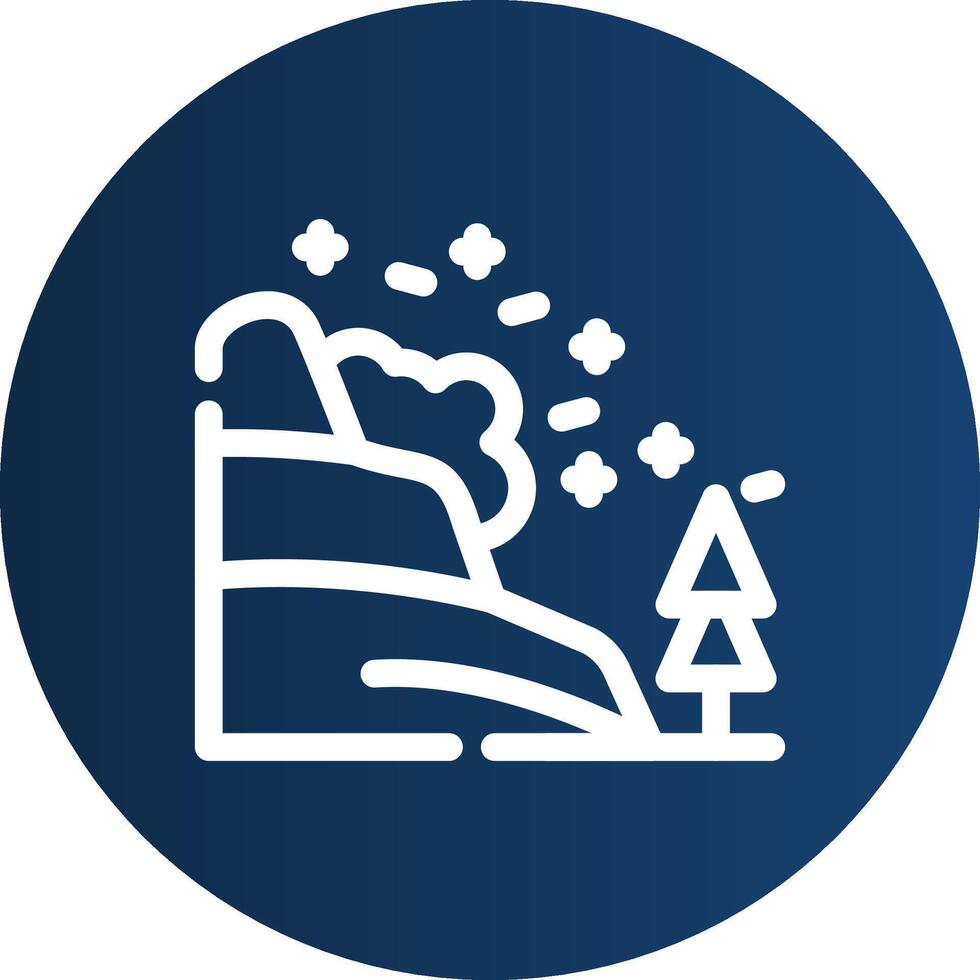Avalanche Creative Icon Design vector
