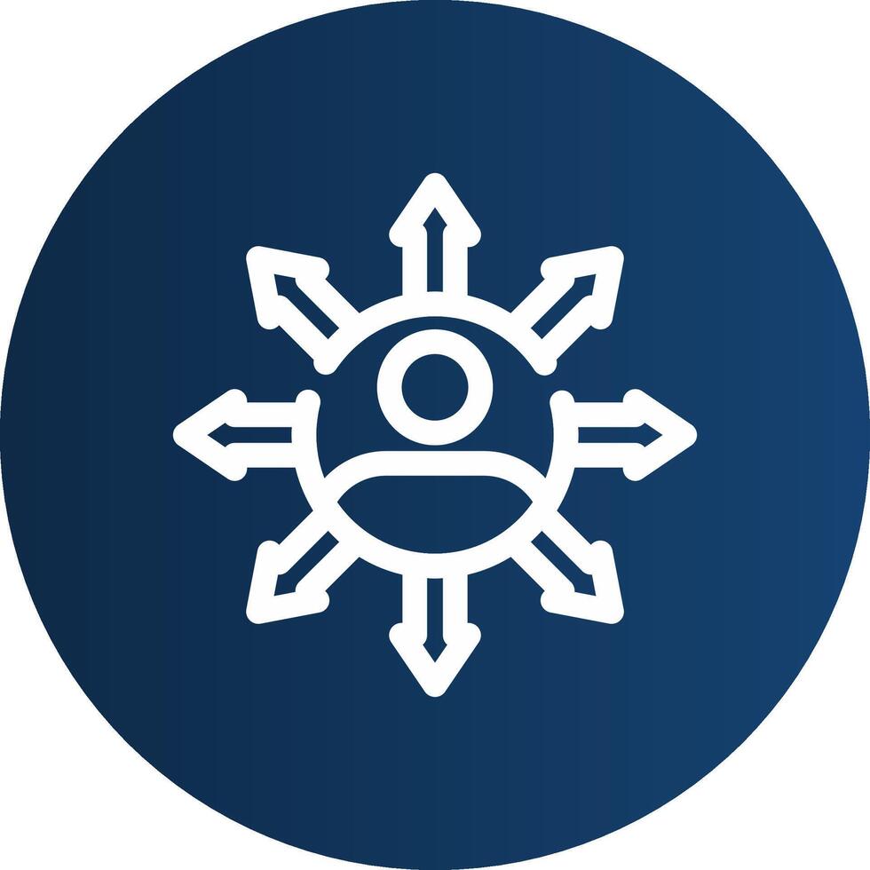 Influence Creative Icon Design vector