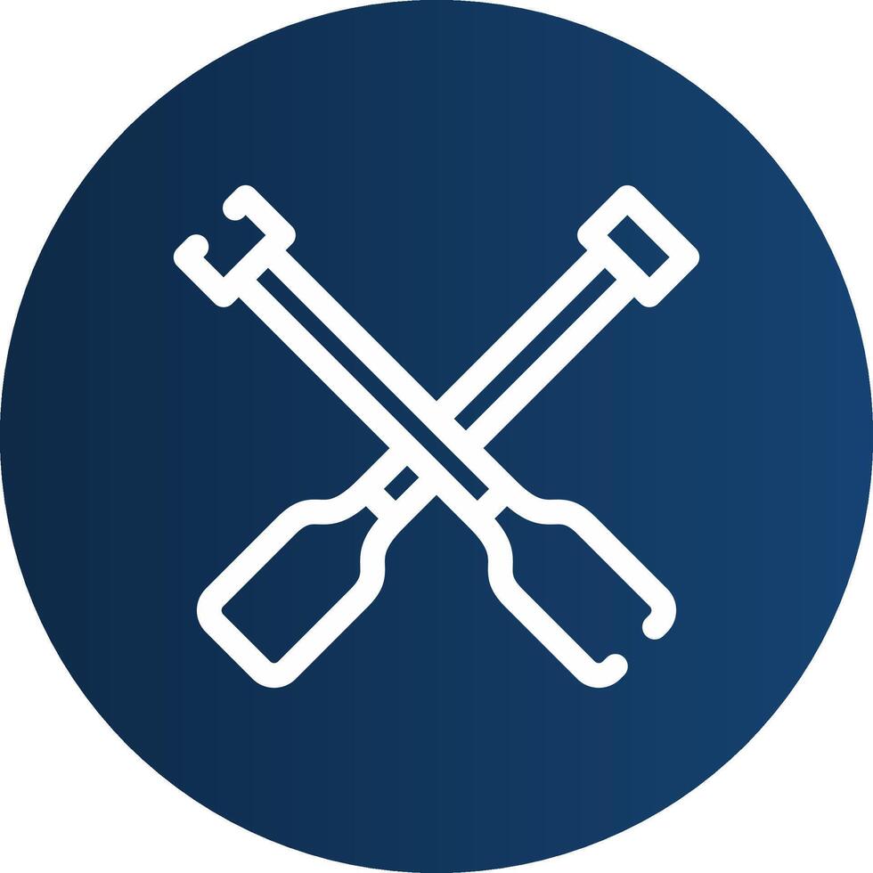 Rowing Creative Icon Design vector