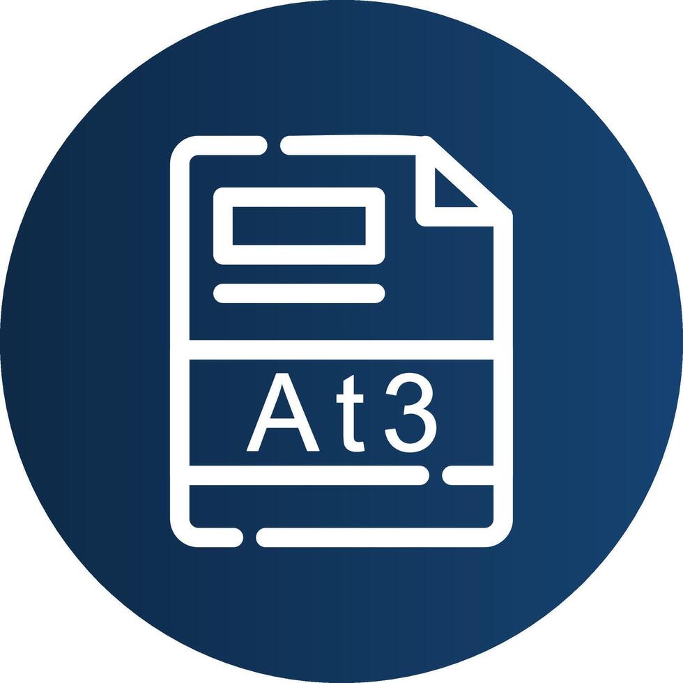 AT3 Creative Icon Design vector