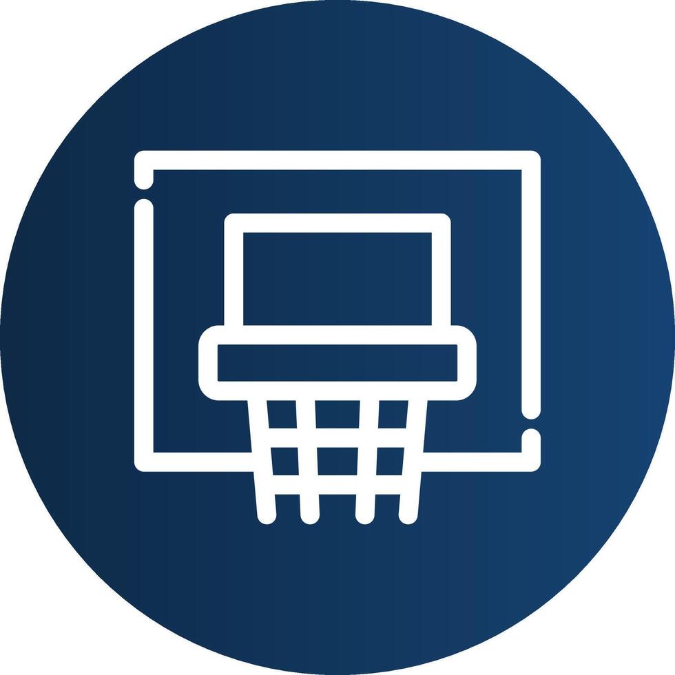 diseño de icono creativo de baloncesto vector