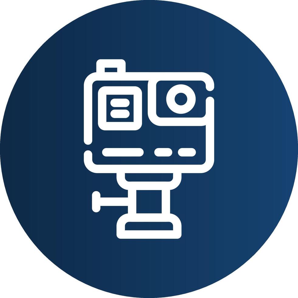 Action Camera Creative Icon Design vector