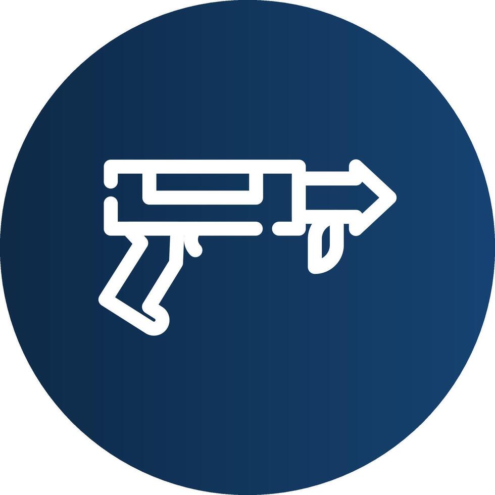 Speargun Creative Icon Design vector