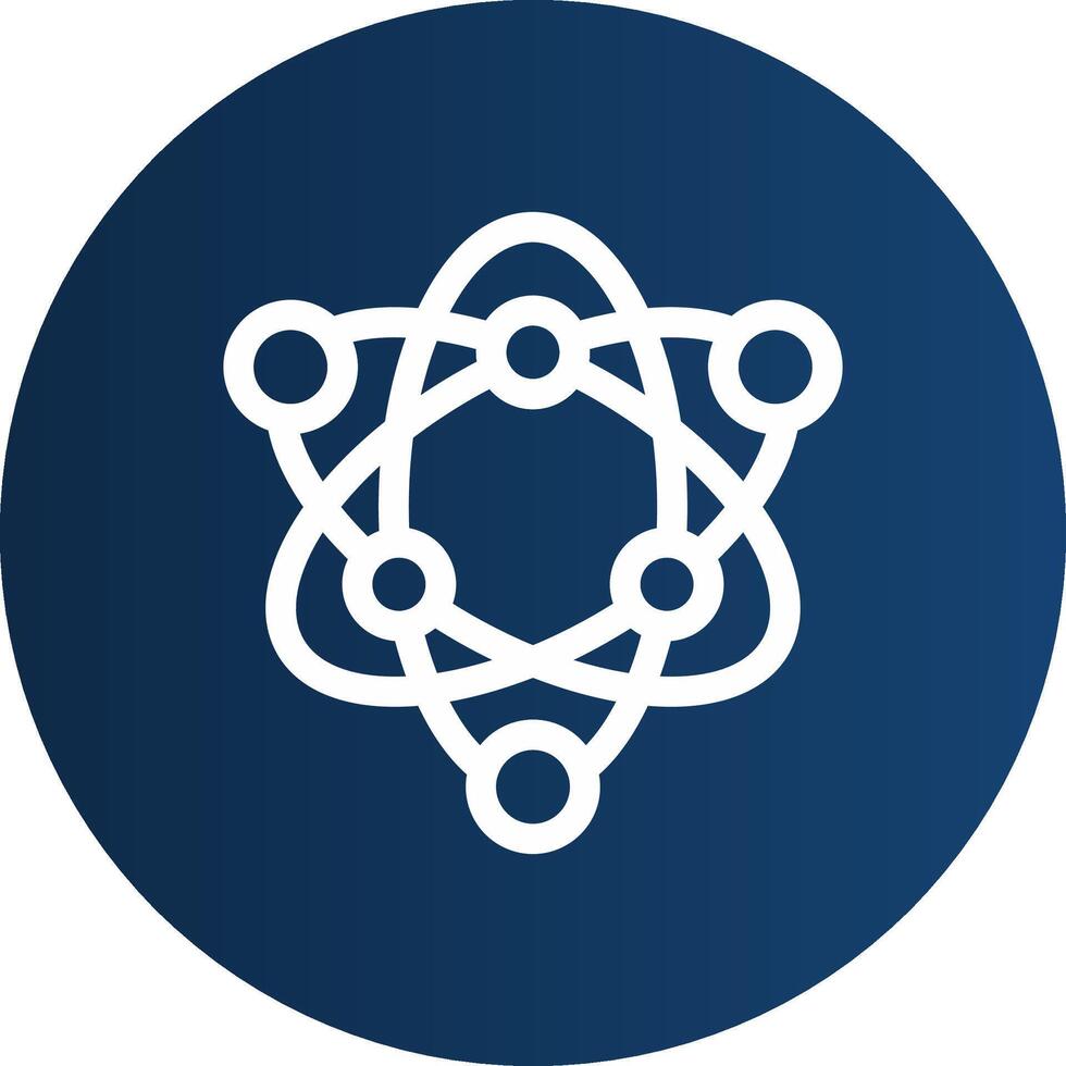 Atom Creative Icon Design vector