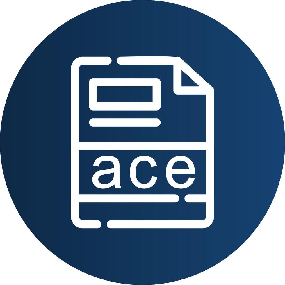 ACE Creative Icon Design vector