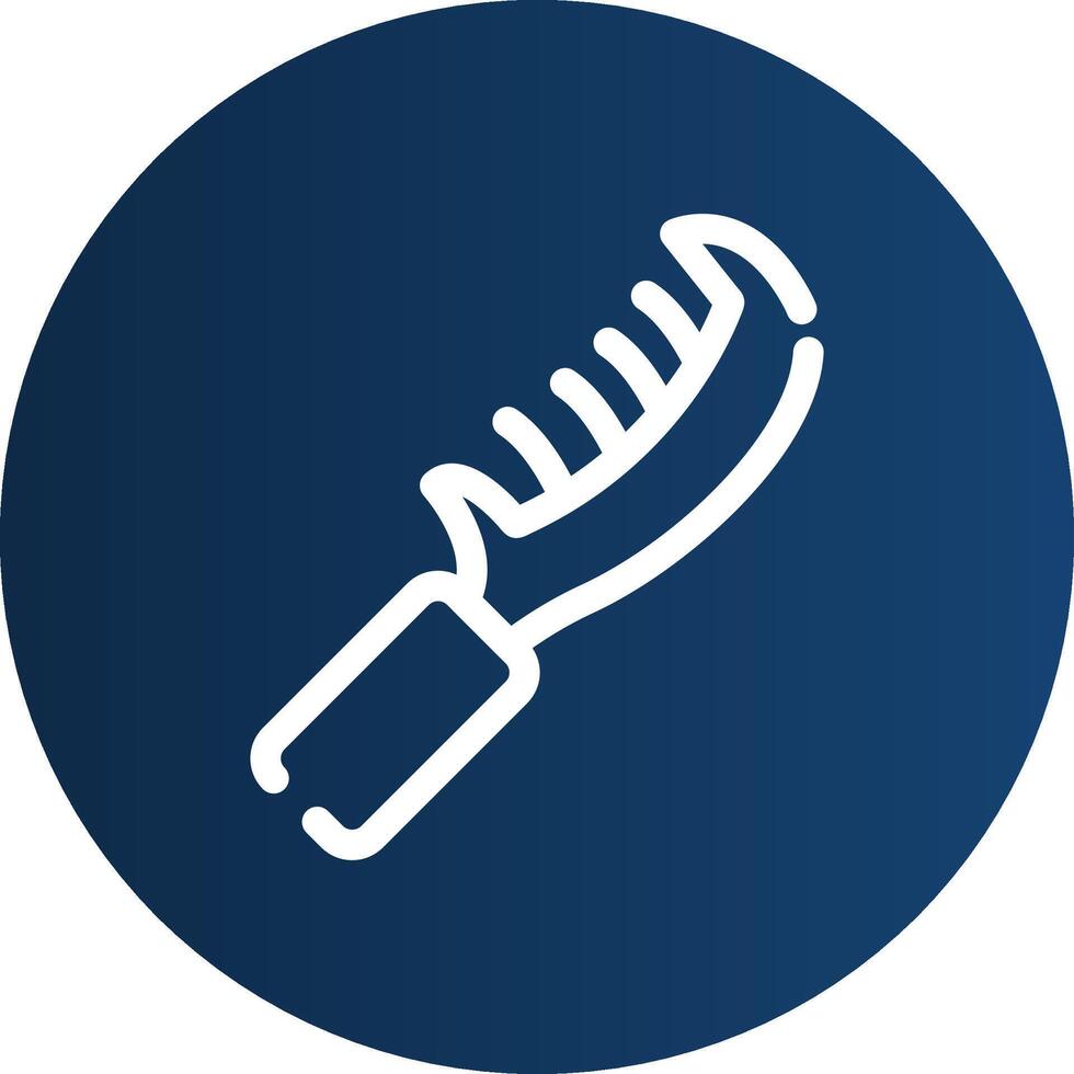 Comb Creative Icon Design vector