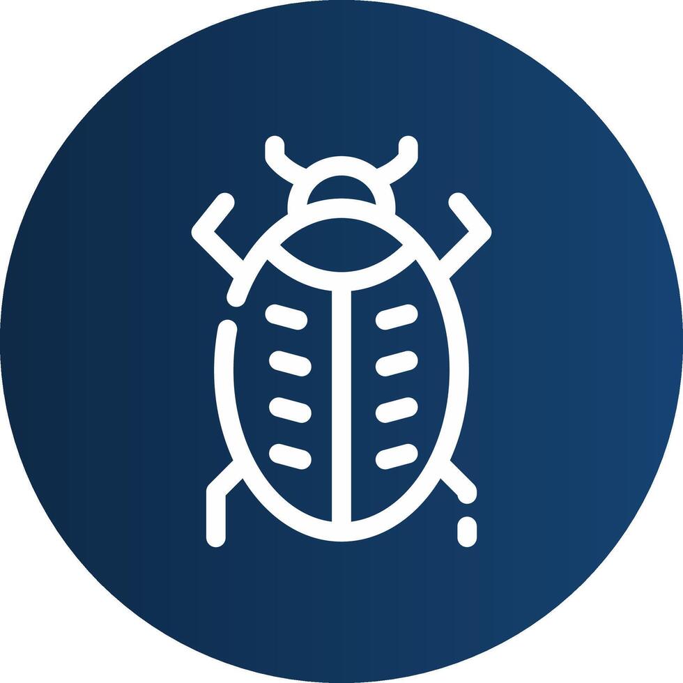 Bug Creative Icon Design vector