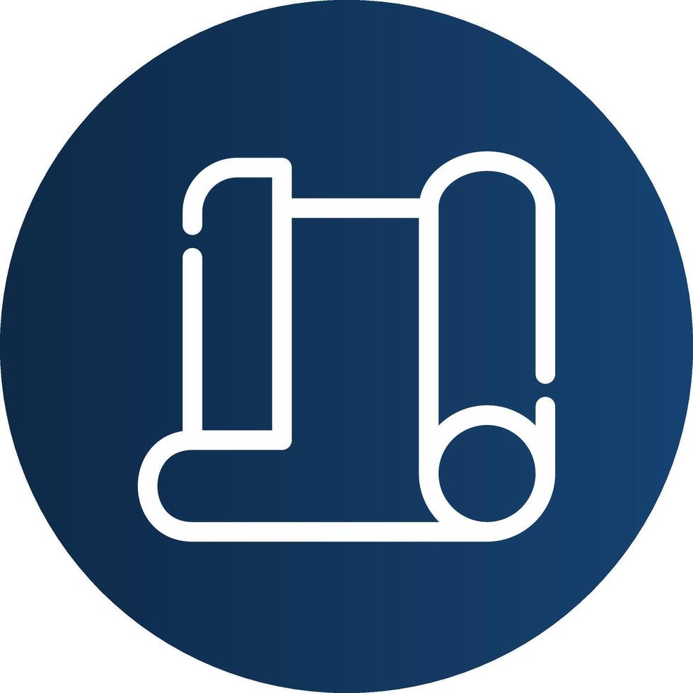 Paper Roll Creative Icon Design vector