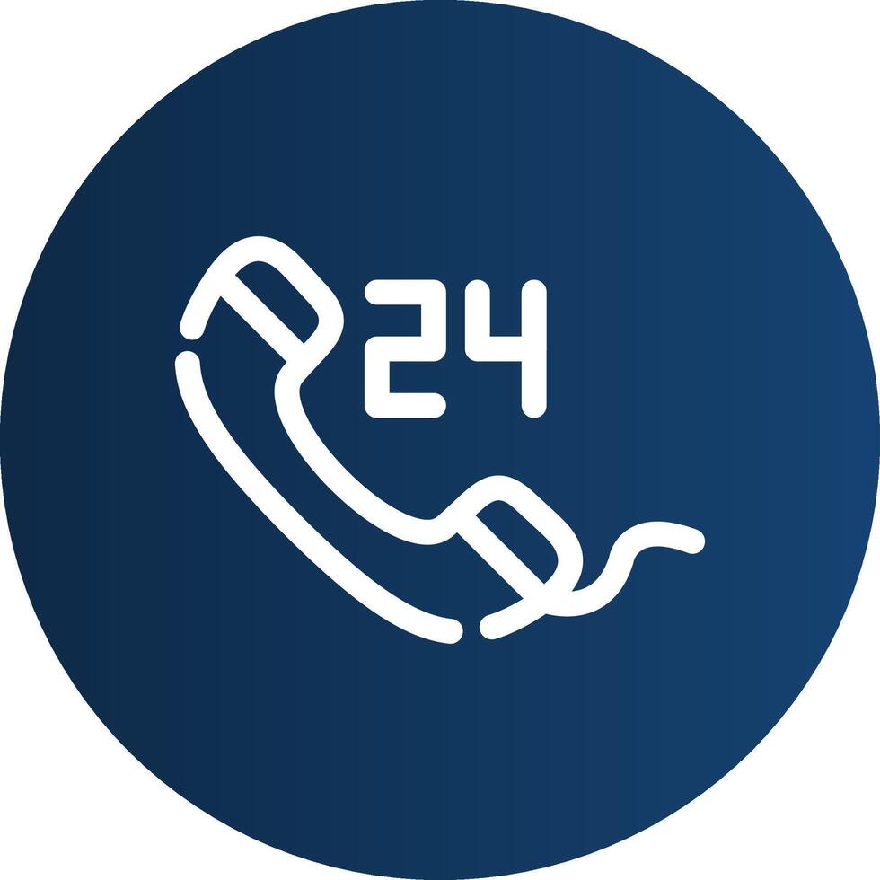 Emergency call Creative Icon Design vector