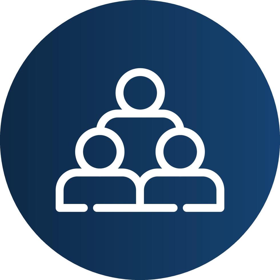 Audience Creative Icon Design vector