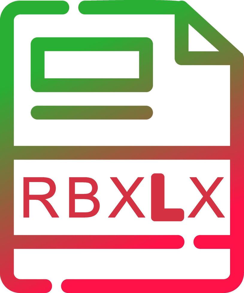 Line Red and Green Gradient vector