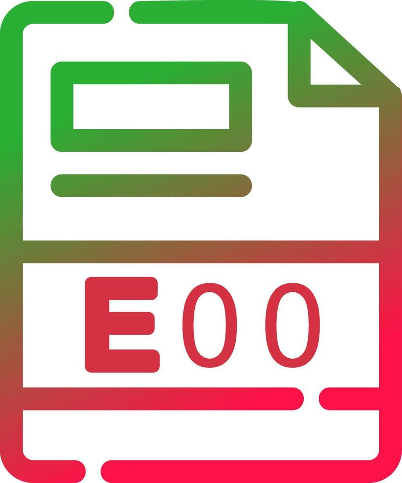 Line Red and Green Gradient vector