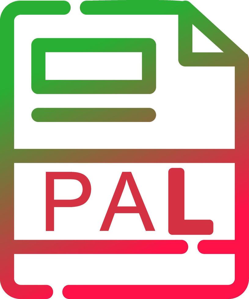 Line Red and Green Gradient vector