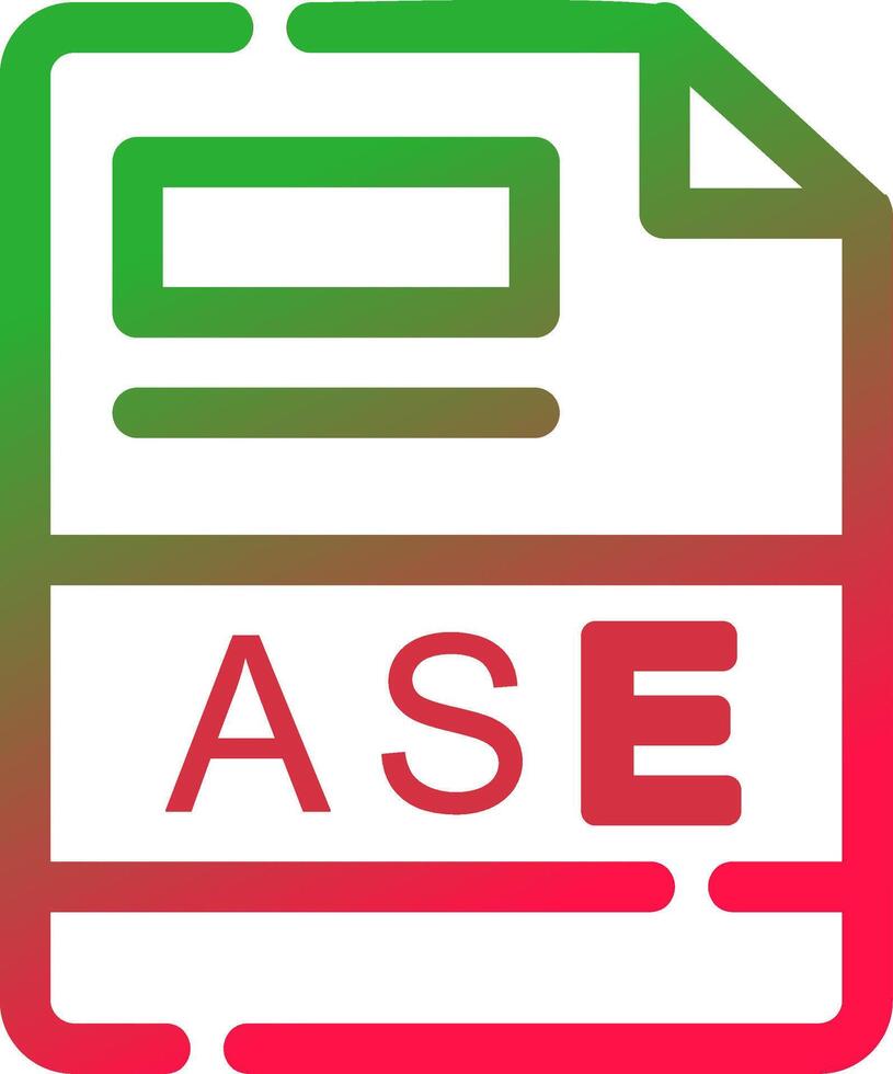 Line Red and Green Gradient vector
