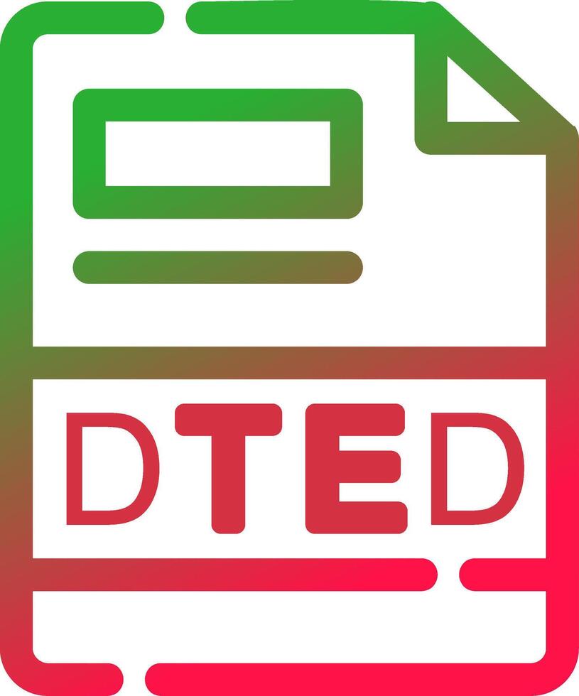 Line Red and Green Gradient vector