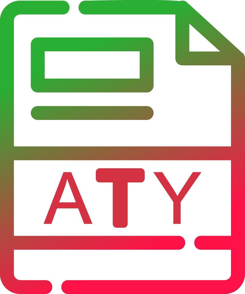 Line Red and Green Gradient vector
