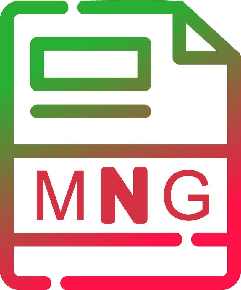 Line Red and Green Gradient vector