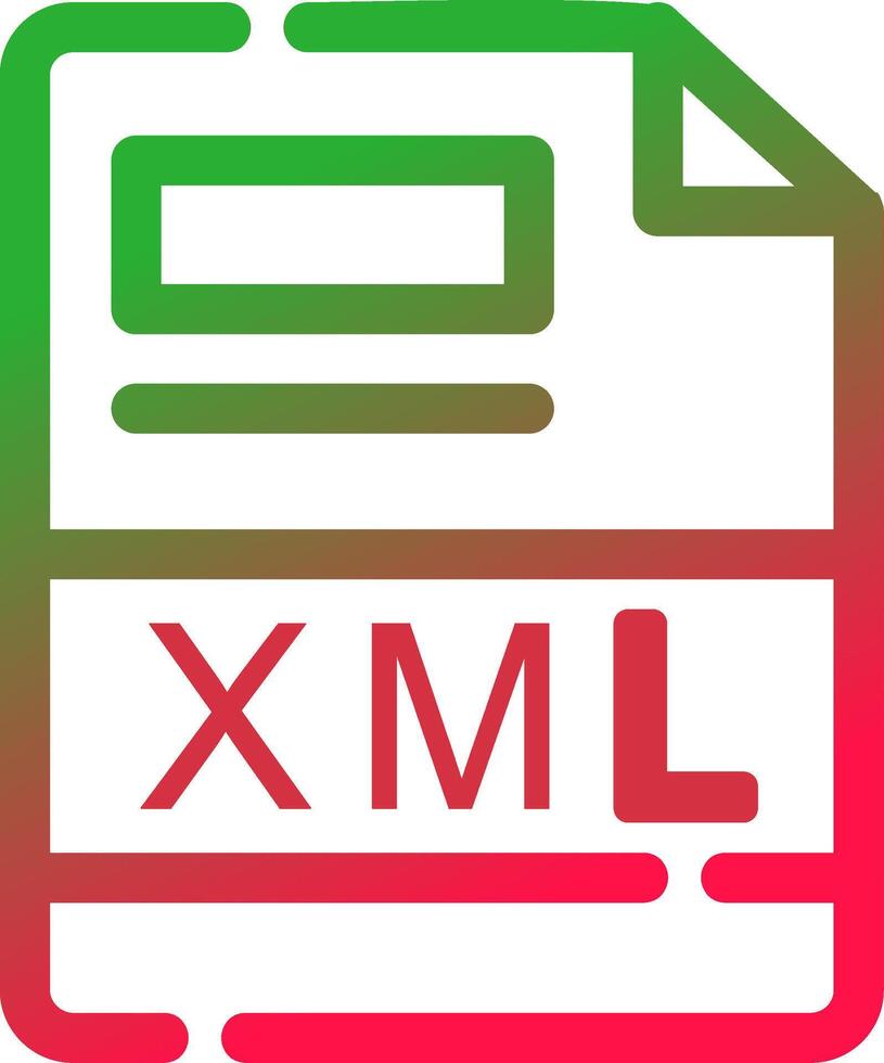 Line Red and Green Gradient vector