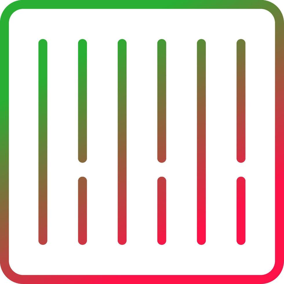 Line Red and Green Gradient vector