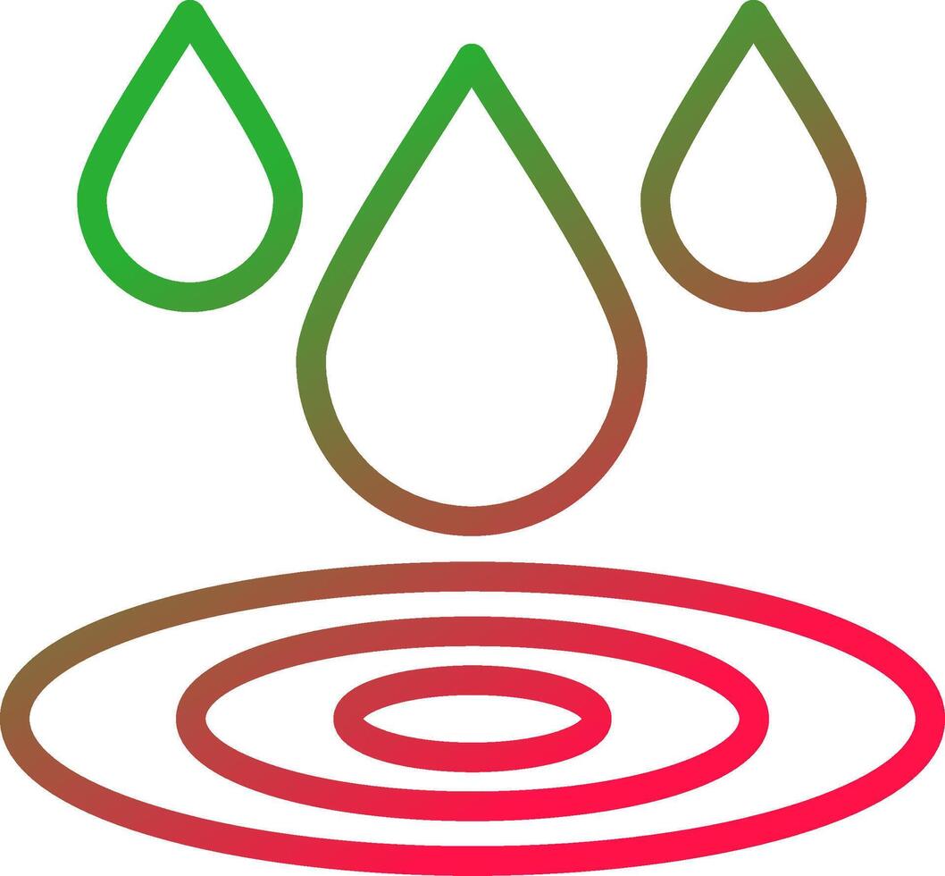 Line Red and Green Gradient vector