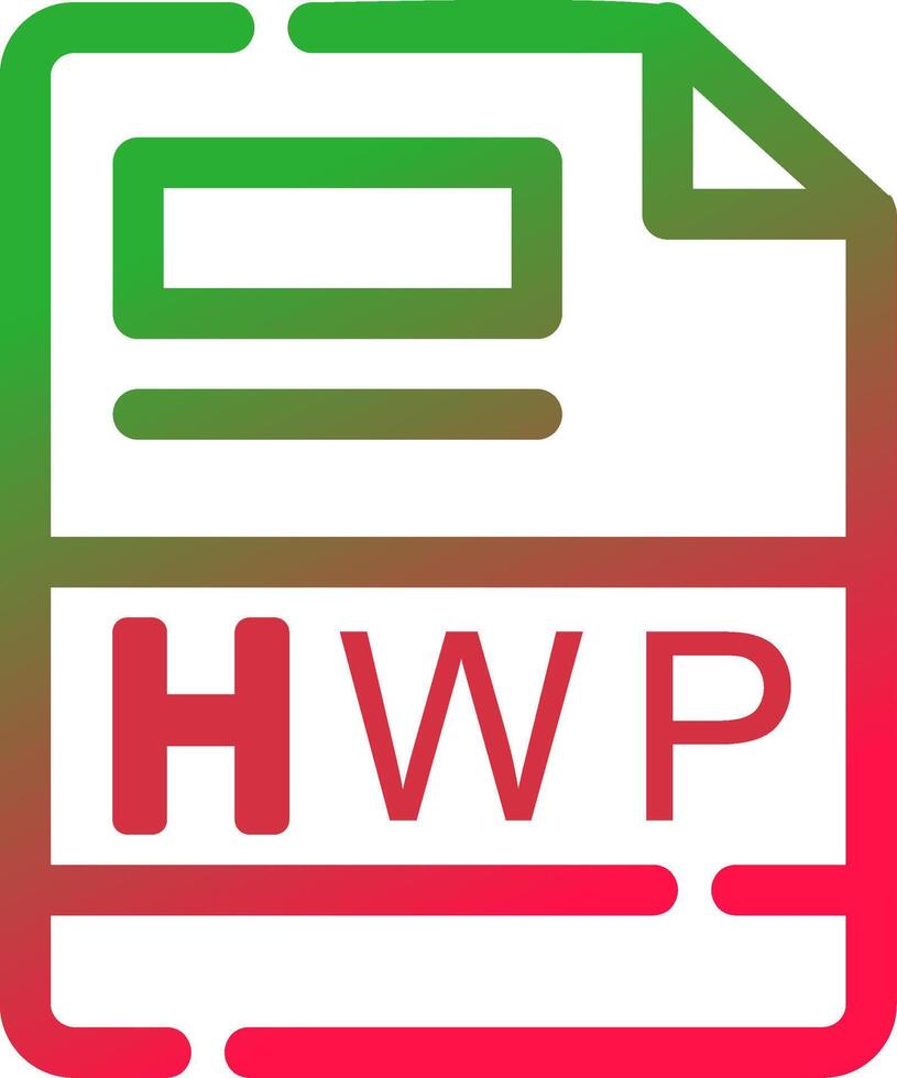 Line Red and Green Gradient vector