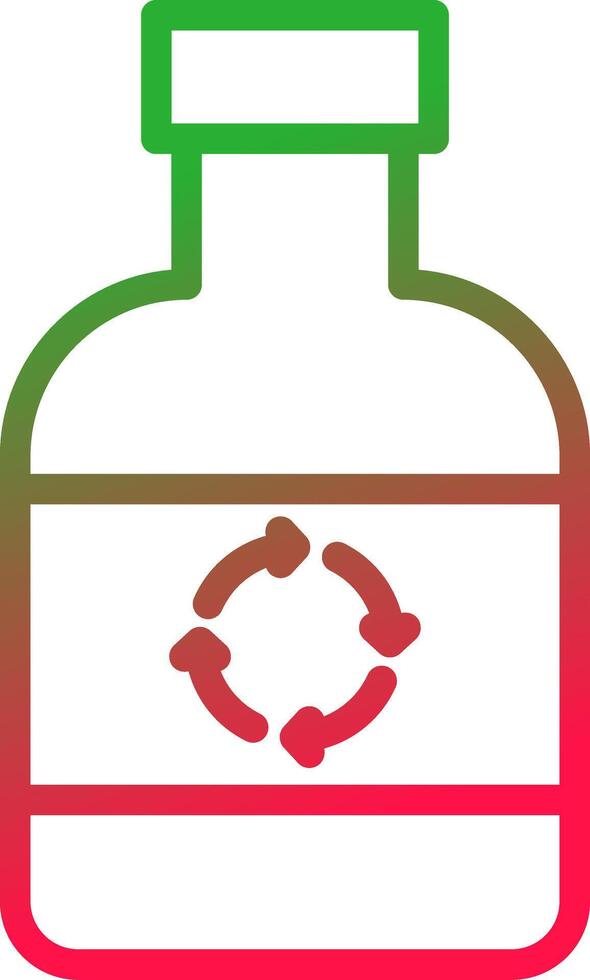 Line Red and Green Gradient vector