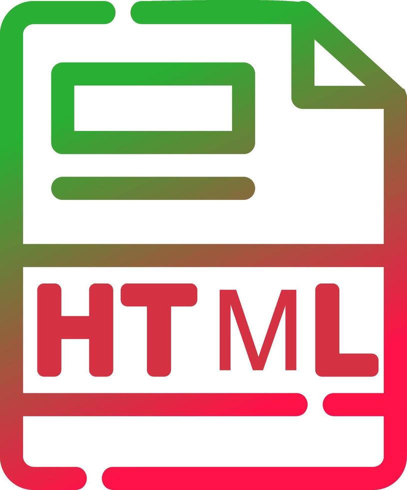 Line Red and Green Gradient vector