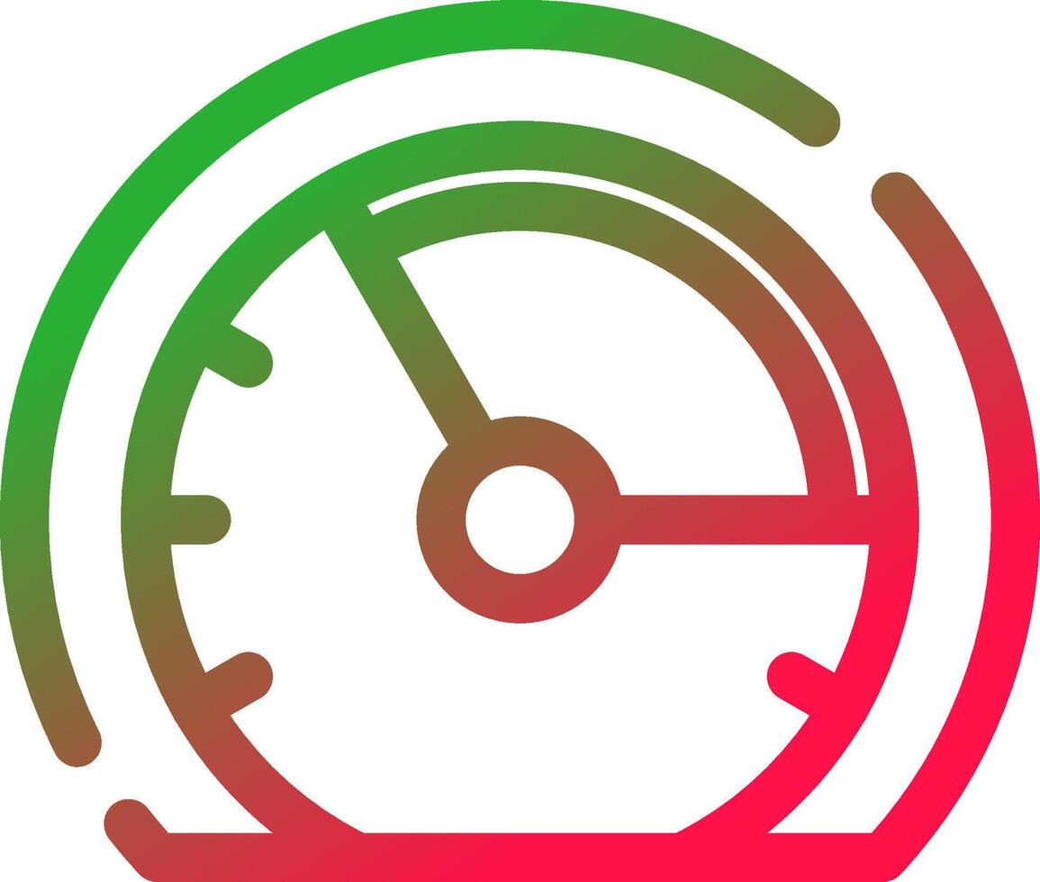 Line Red and Green Gradient vector