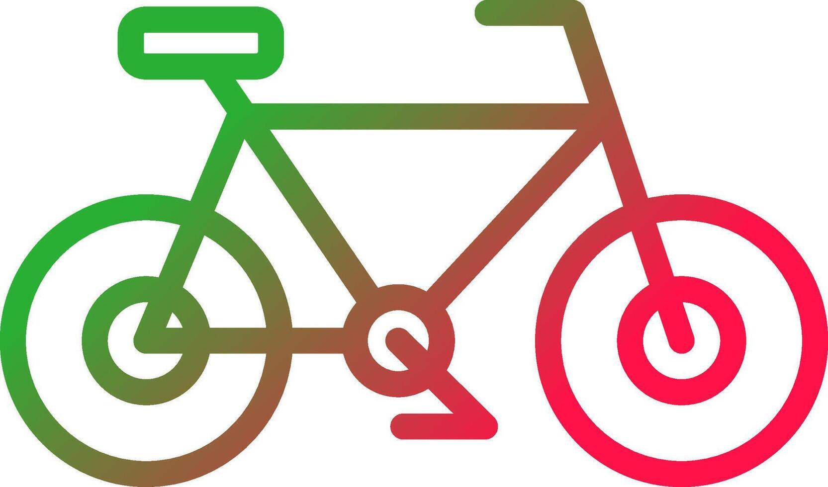 Line Red and Green Gradient vector