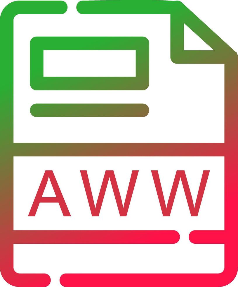Line Red and Green Gradient vector