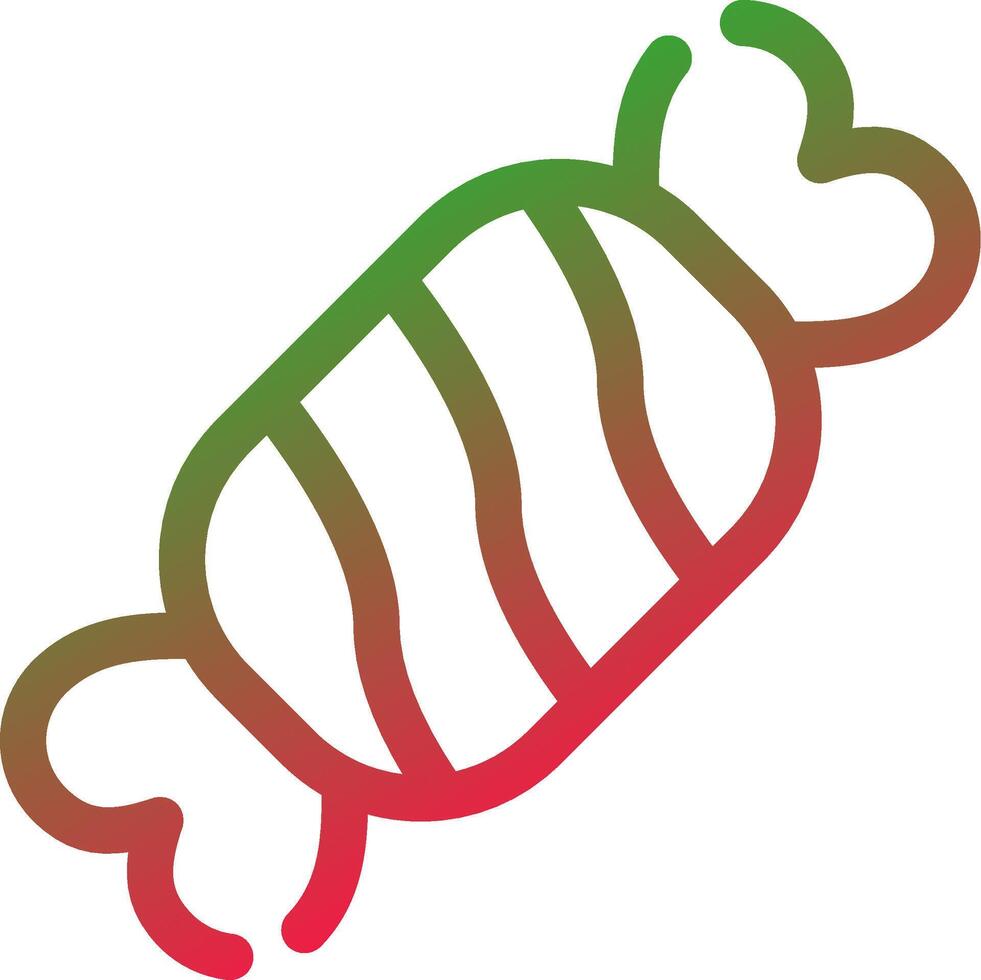 Line Red and Green Gradient vector