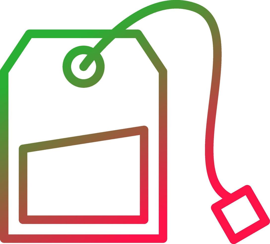 Line Red and Green Gradient vector