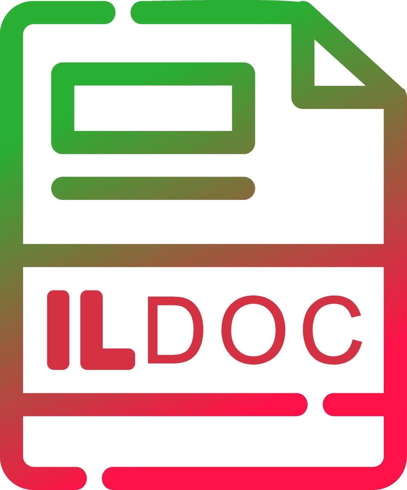 Line Red and Green Gradient vector